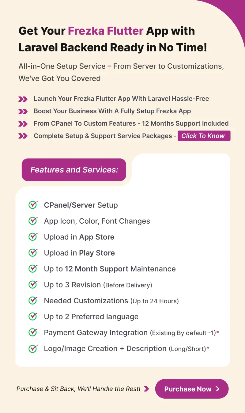 Frezka - Spa & Salon Management and Booking Flutter App