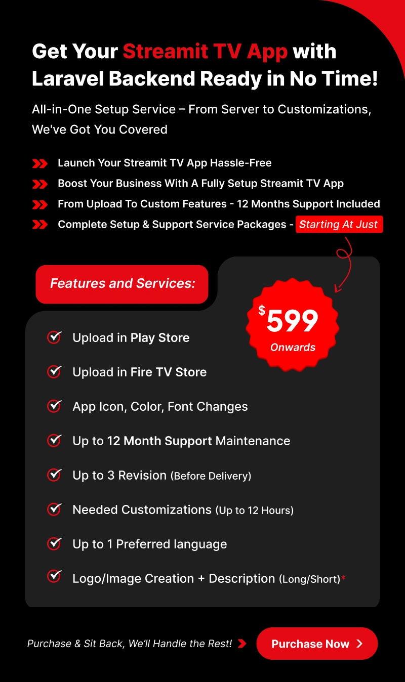 Streamit - OTT Streaming Flutter TV App (Add-on) - 24