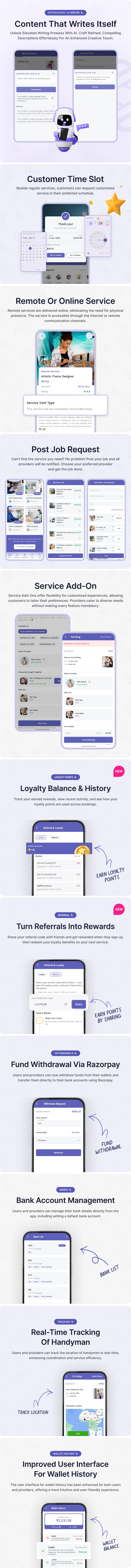 On Demand Home Services app with complete solution | Handyman | Iqonic Design