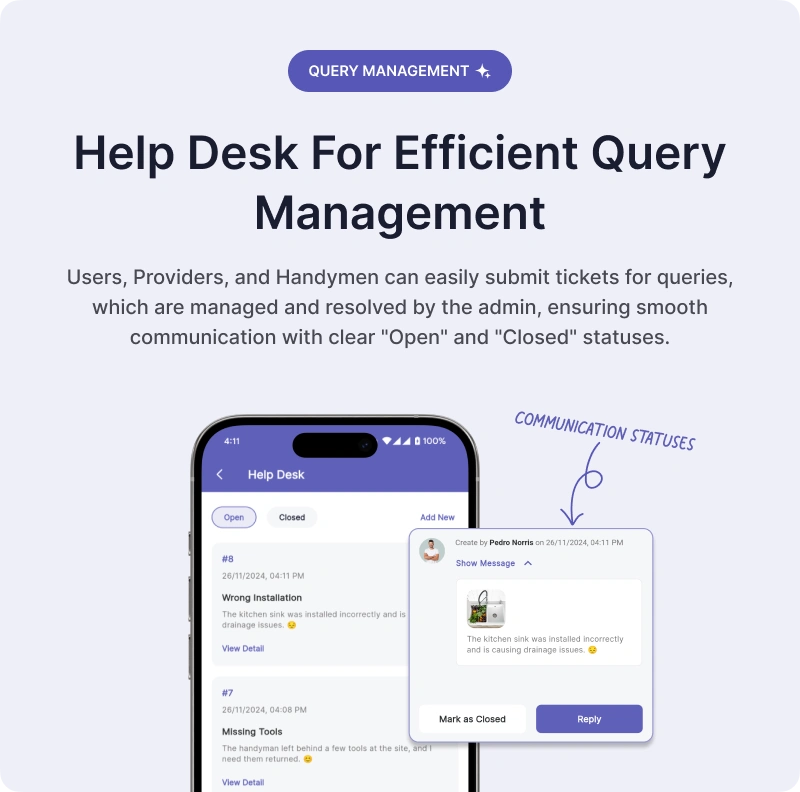 On Demand Home Services app with complete solution | Handyman | Iqonic Design