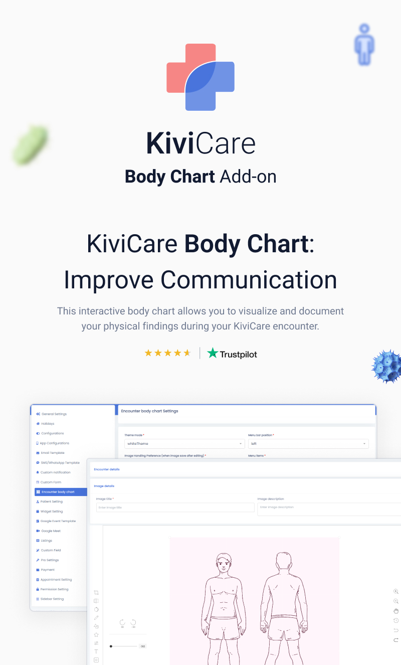 KiviCare – Encounter Body Chart (Add-on) – 5