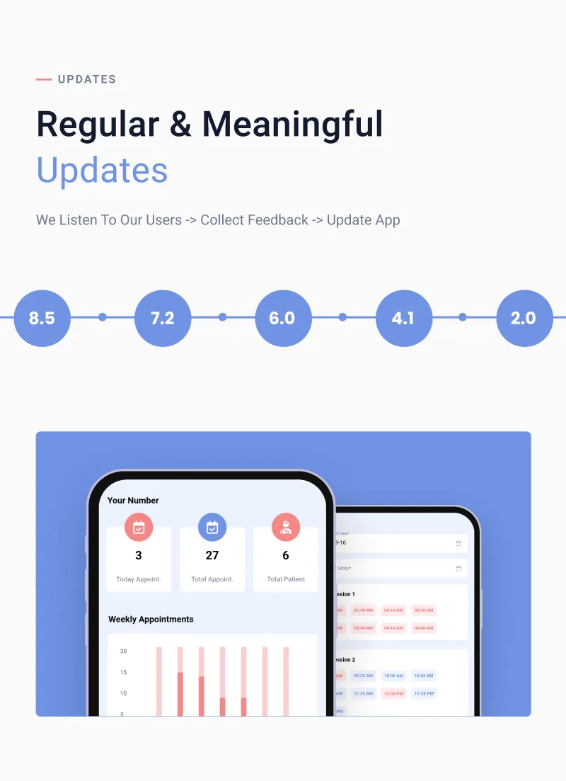 EHR Management Flutter Mobile app | KiviCare | Iqonic Design