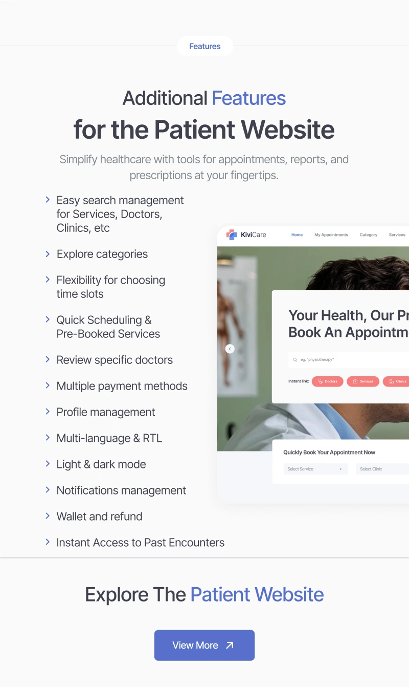 KiviCare(TM) - Best Clinic and Patient Management Flutter App - 39