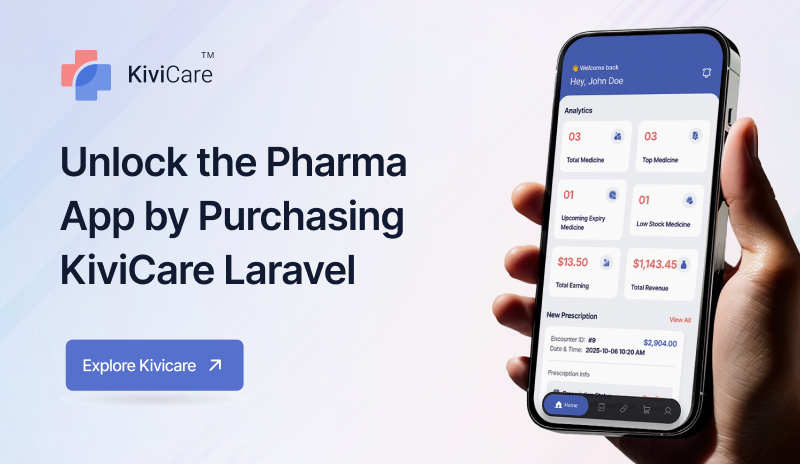 KiviCare(TM) Pharma- Pharmacy & Inventory Management System Laravel