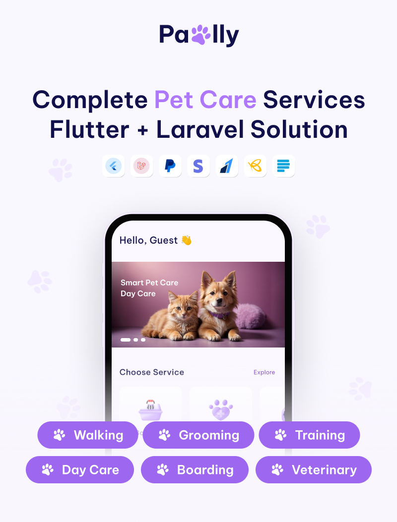 Pawlly - All-in-one Pet Care Solution in Flutter + Laravel with ChatGPT - 5