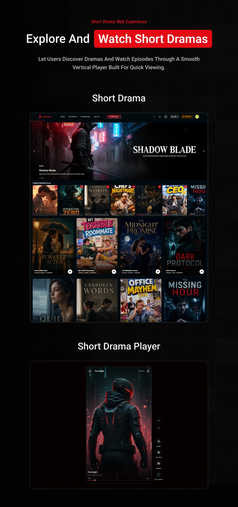 Streamit - OTT Streaming Short Drama (Add-on)
