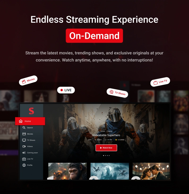 Streamit - OTT Streaming Flutter TV App (Add-on) - 11