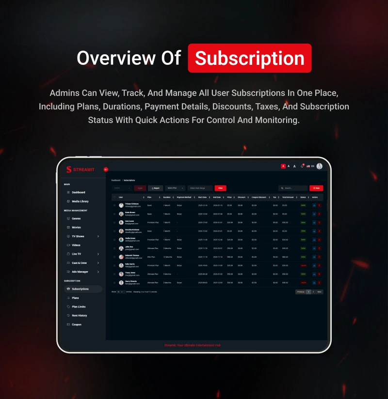Streamit Laravel- OTT, Movies & Live Video Streaming Platform - 46