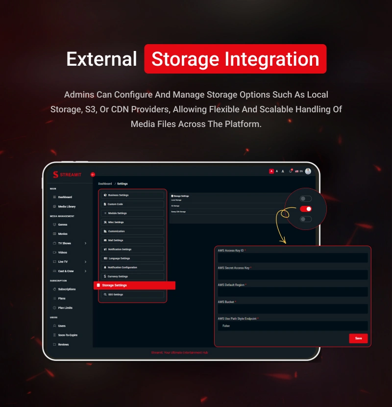 Streamit Laravel- OTT, Movies & Live Video Streaming Platform - 50