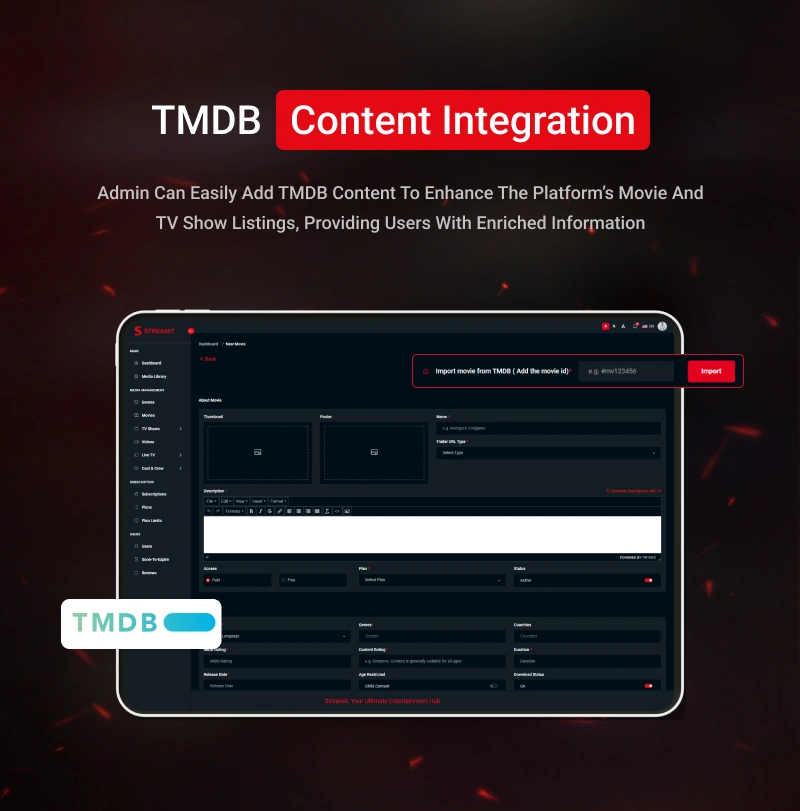 Streamit Laravel- OTT, Movies & Live Video Streaming Platform - 55