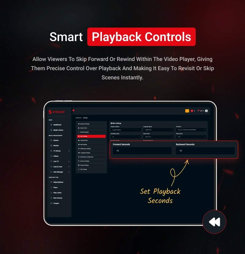 Streamit Laravel- OTT, Movies & Live Video Streaming Platform - 49