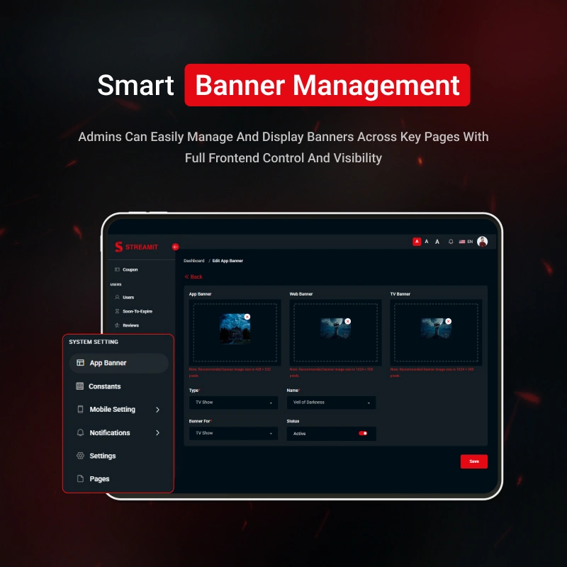 Streamit Laravel- OTT, Movies & Live Video Streaming Platform - 27