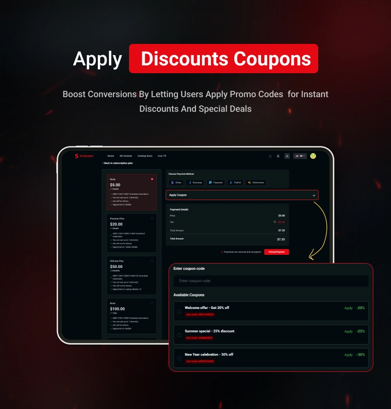 Streamit Laravel- OTT, Movies & Live Video Streaming Platform - 22