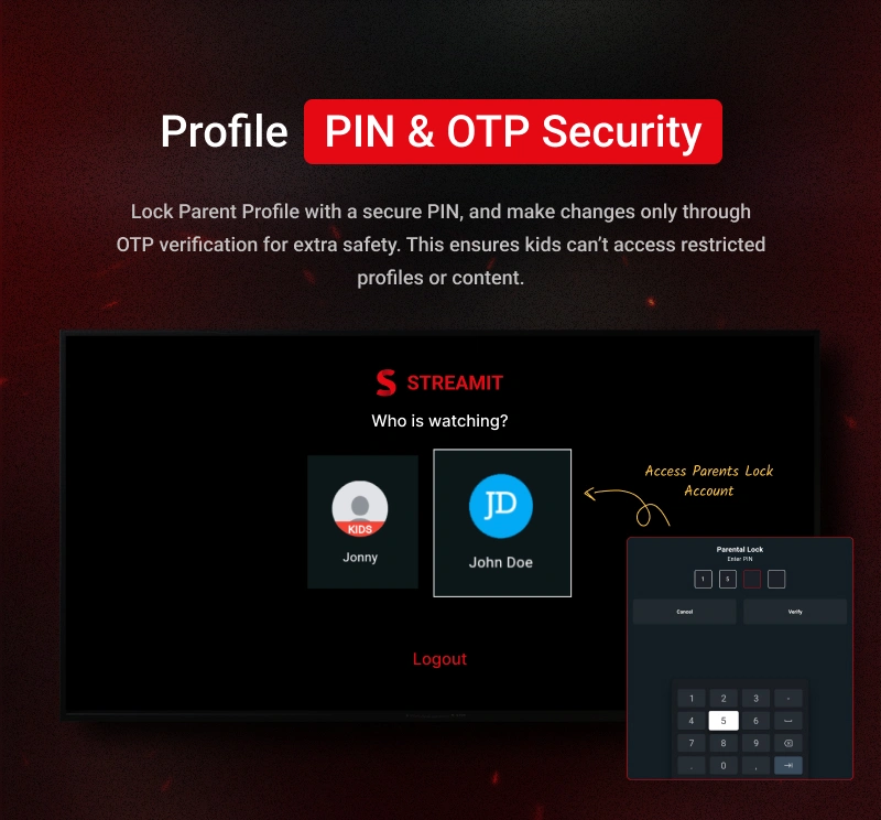 Streamit - OTT Streaming Flutter TV App (Add-on) - 19