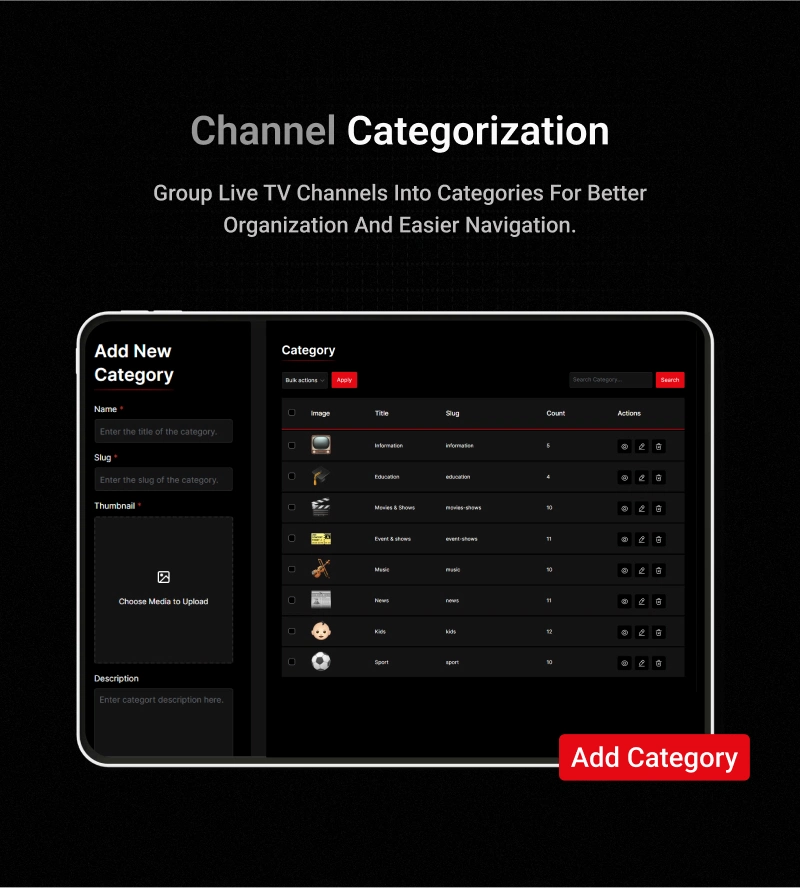 Streamit - Live Streaming Video Player WordPress Plugin