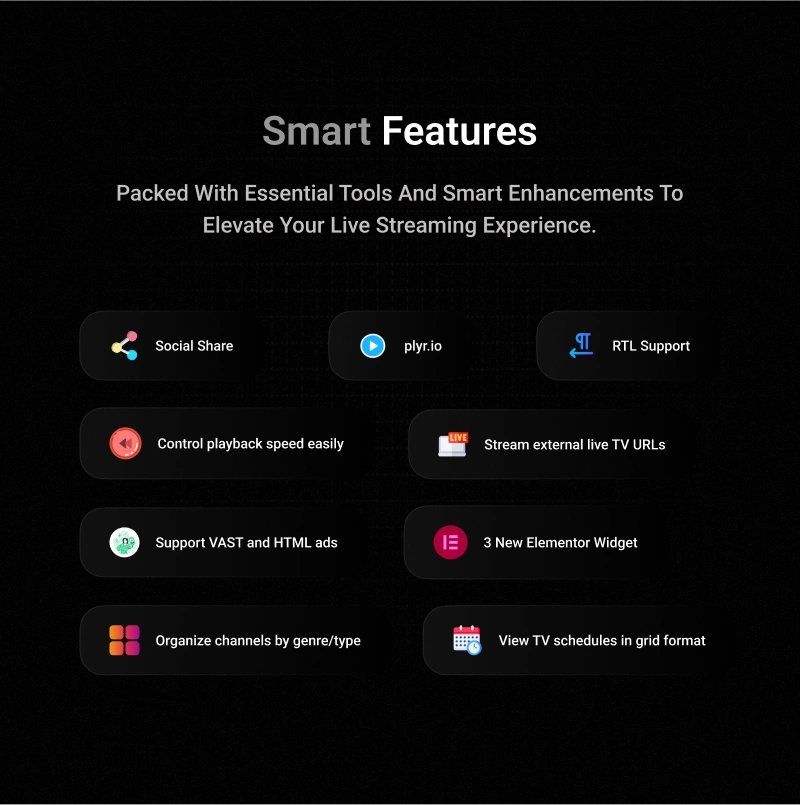 Streamit - Live Streaming Video Player WordPress Plugin