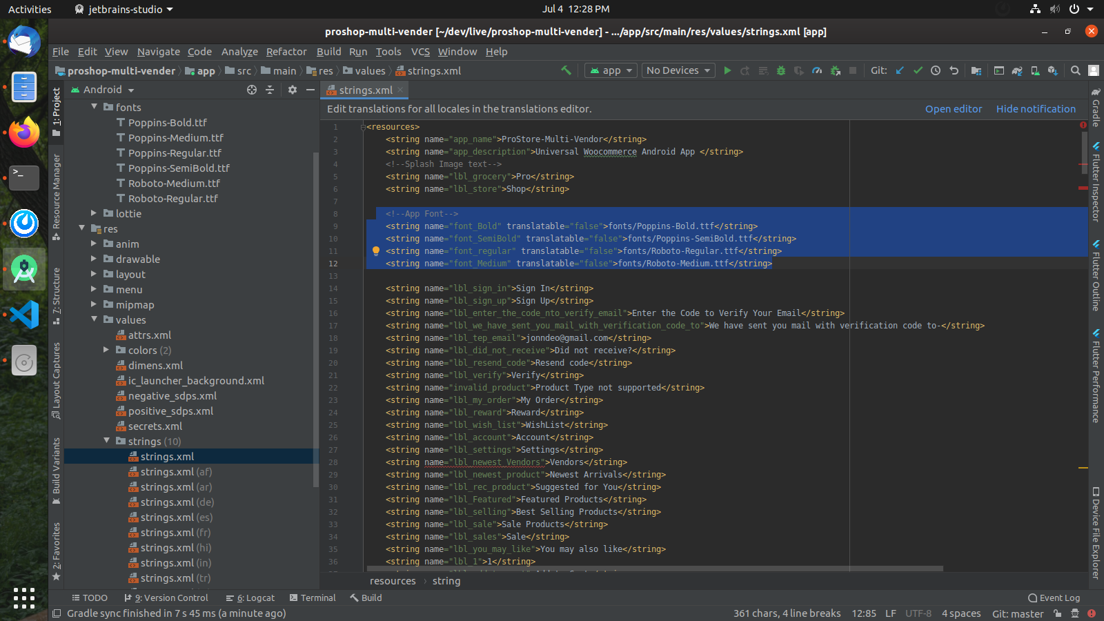 HTML Structure