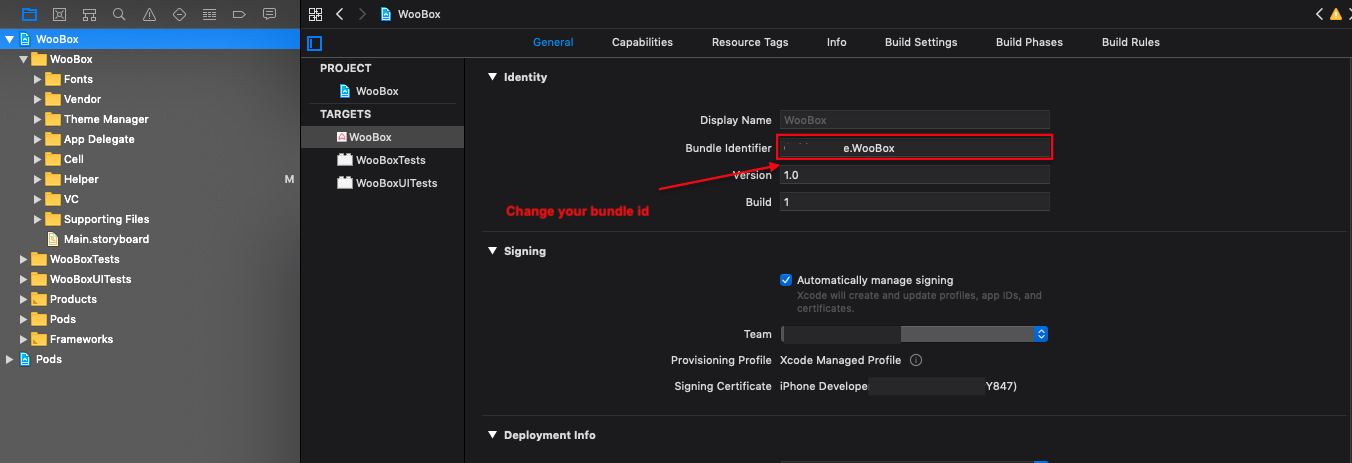 howtochangeappid