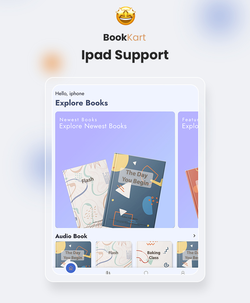 Flutter Ebook App | Bookkart | Iqonic Design