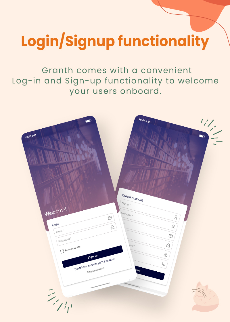 Android Ebook App With Admin Panel | Granth | Iqonic Design