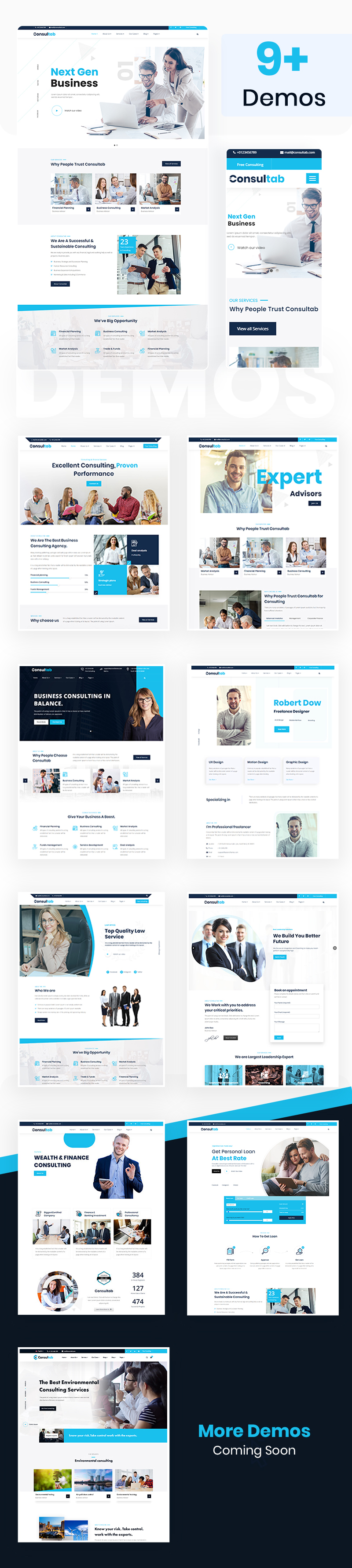 Consulting Business and Finance WordPress Theme | Consultab | Iqonic Design