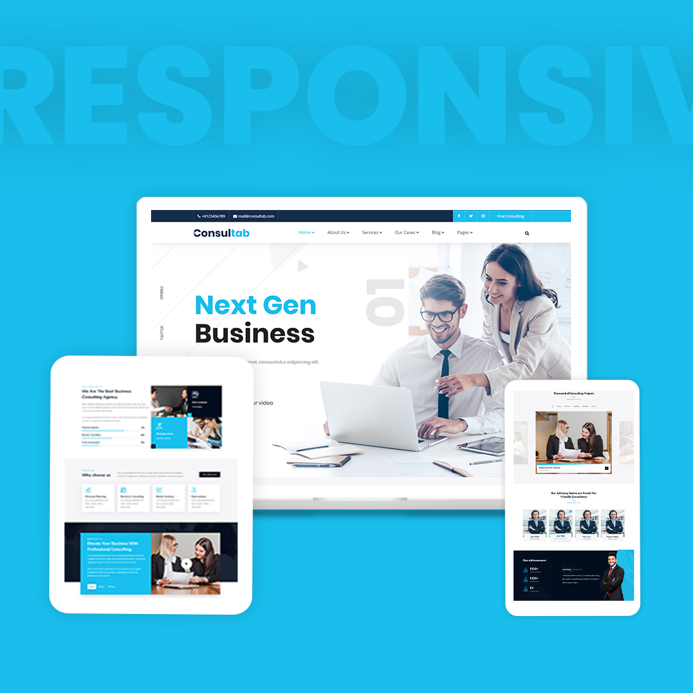 Consulting Business and Finance WordPress Theme | Consultab | Iqonic Design