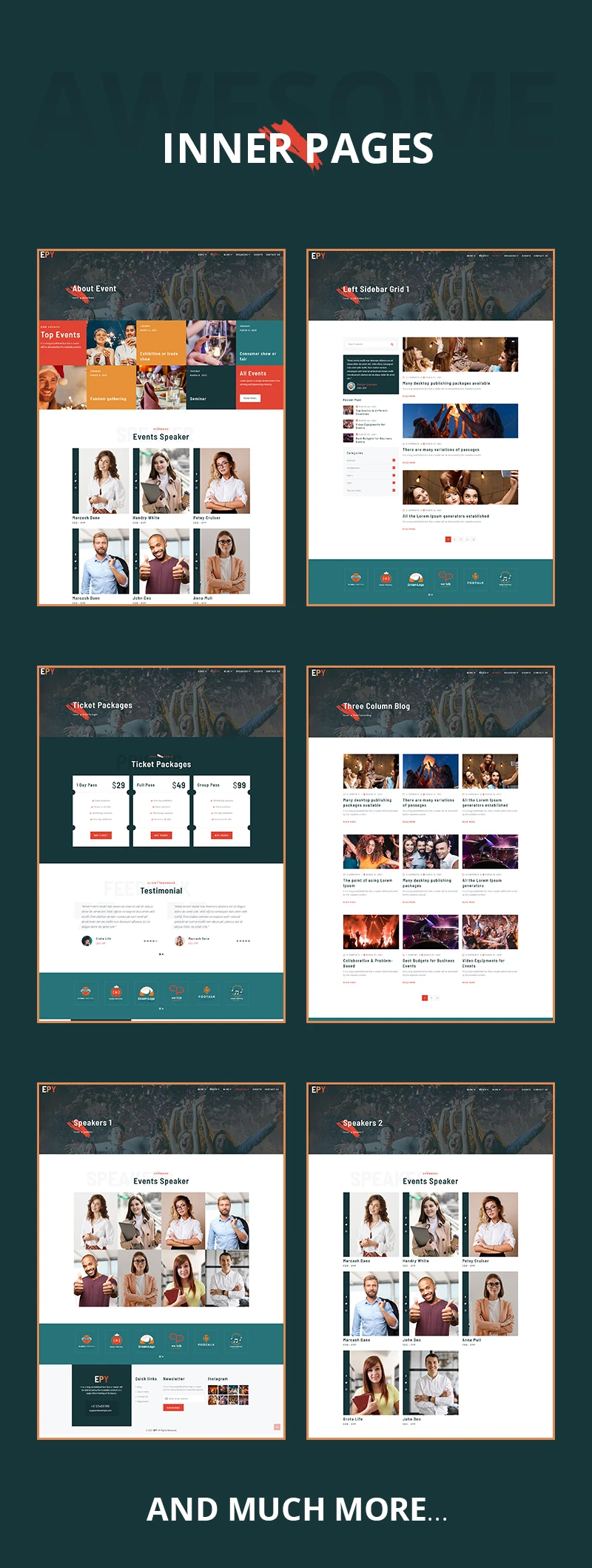 Event and Conference WordPress Theme | EPY | Iqonic Design