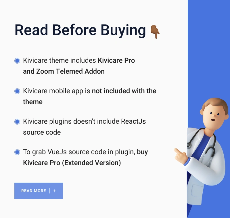 KiviCare - Medical & Health WordPress Theme for Clinics