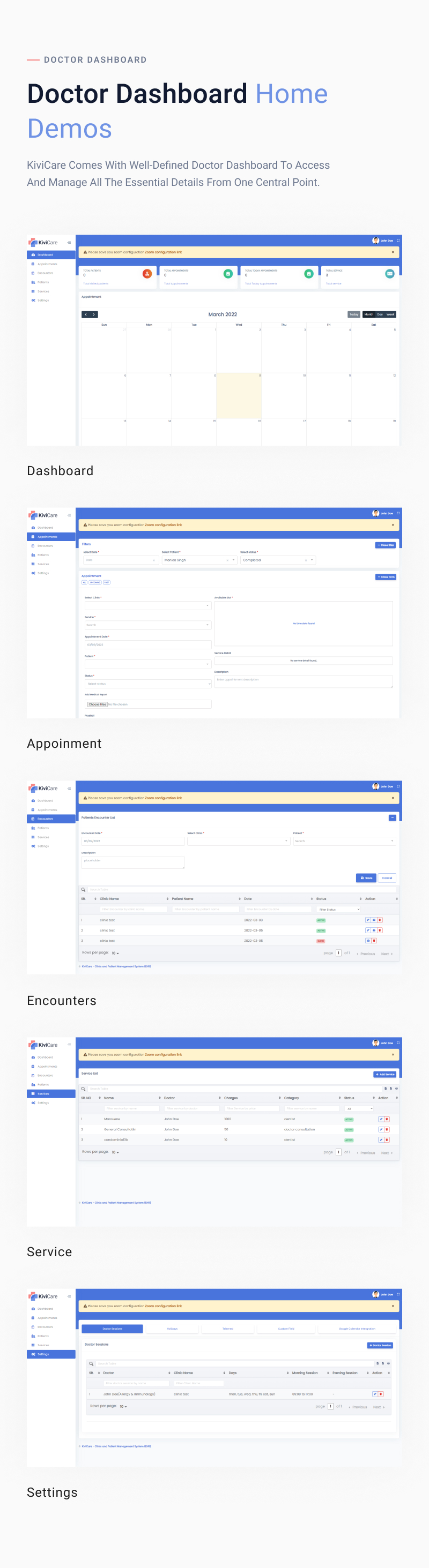 Complete Clinic Management Solution | KiviCare 2.0 | Iqonic Design 