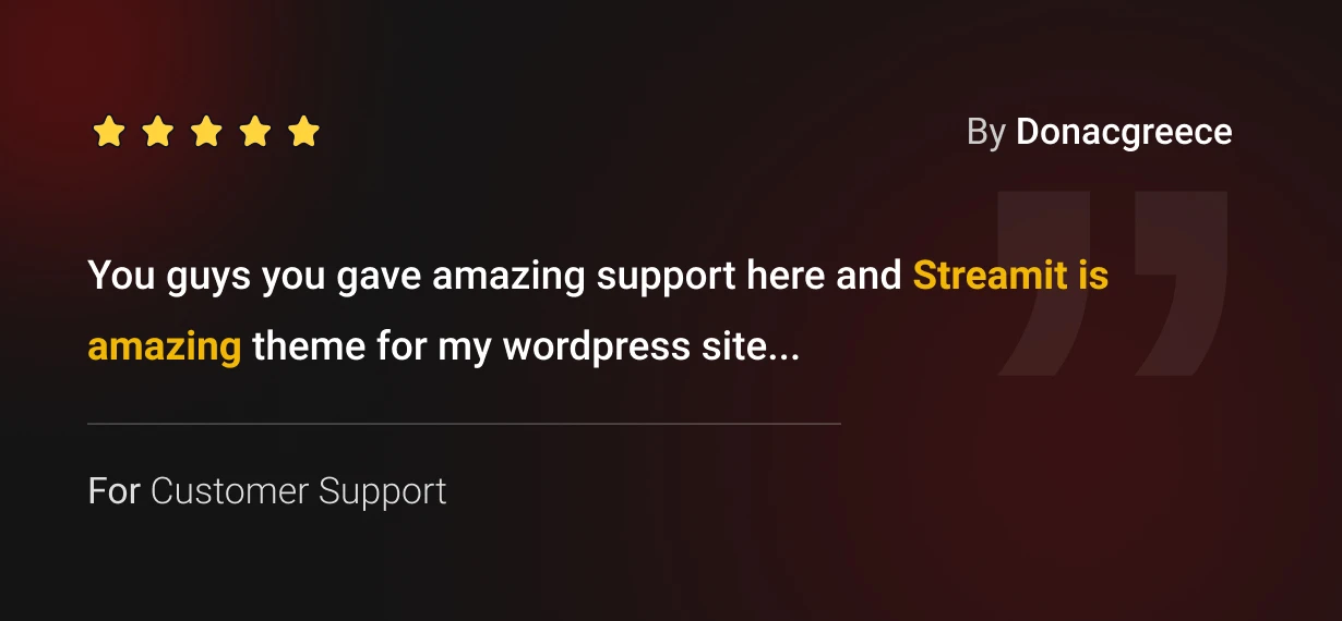 Streamit 3.0 | Video Streaming WordPress Theme + RTL - 64