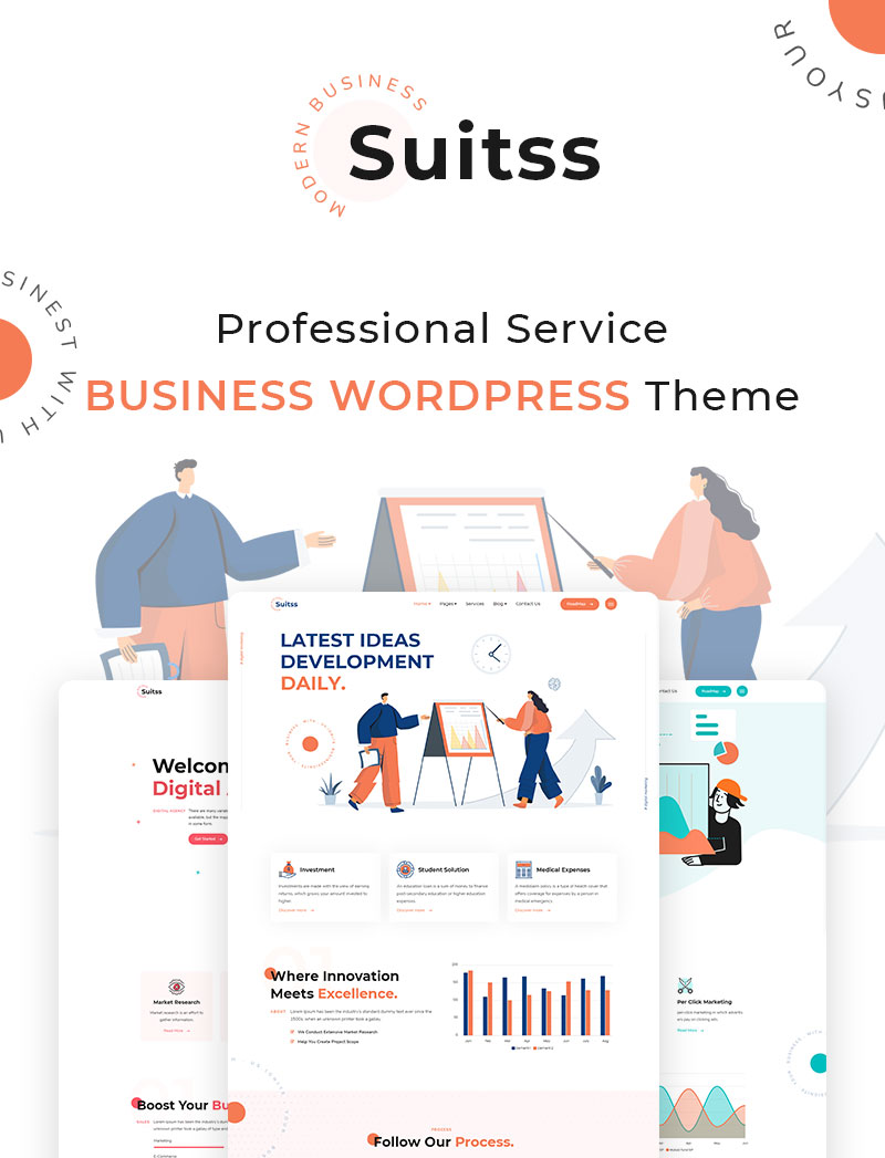 Suitss | Startup Business WordPress theme - 5