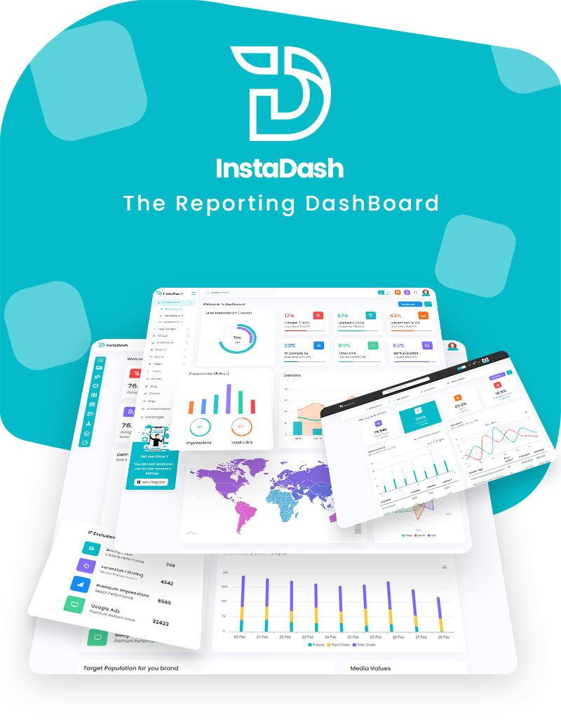 Instadash - VueJS, HTML & SCSS Reporting Admin Dashboard - 5