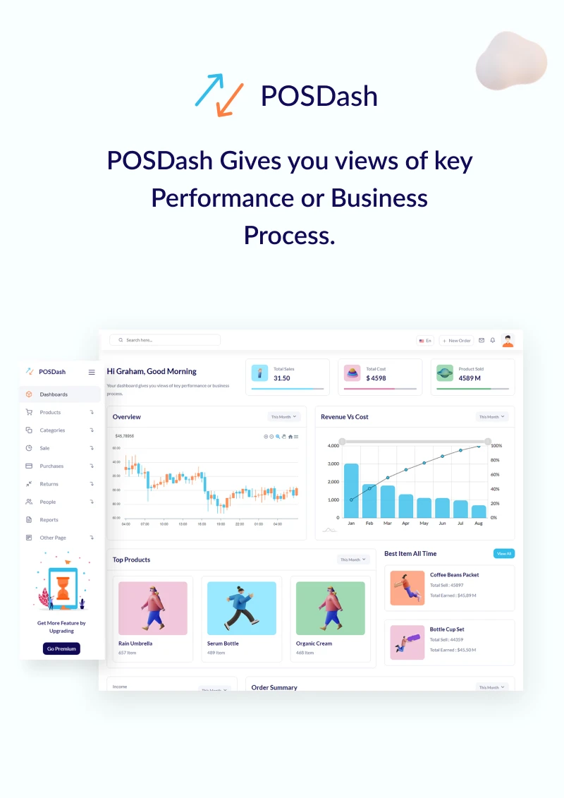 POSDash | VueJS, HTML Inventory Admin Template - 3