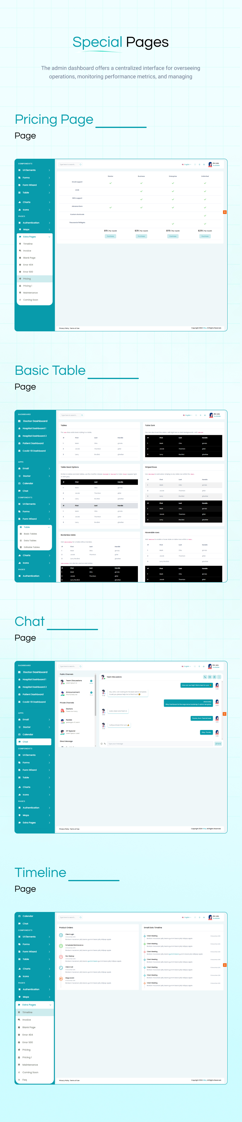 XRay 3.0 - Hospital & Medical Admin Template (React, Vue)