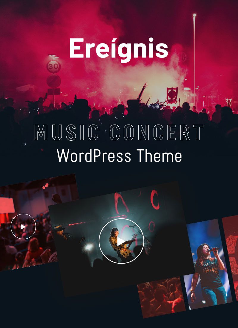 Eregnis - Music Concert WordPress Theme - 1