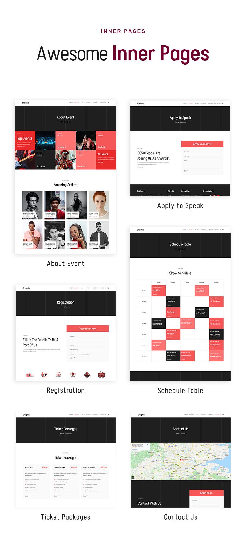 Eregnis - Music Concert WordPress Theme - 3