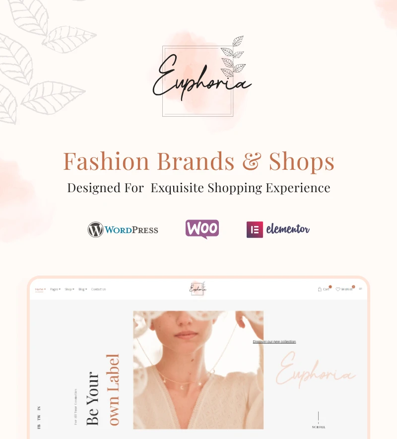 Euphoria - Fashion Shop WordPress Theme - 1