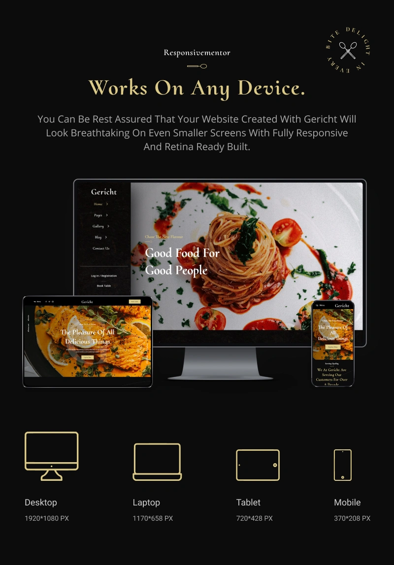 Gericht - Restaurant WordPress Theme - 9