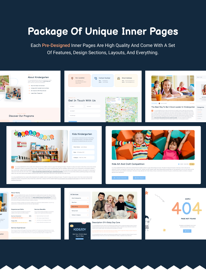 Multipurpose Children WordPress Theme | KidsJoy | Iqonic Design