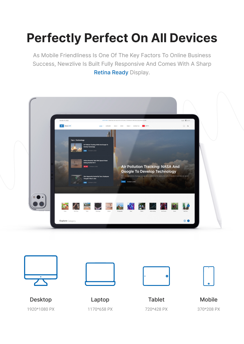 Newz LIVE - News & Media Streaming WordPress Theme - 12