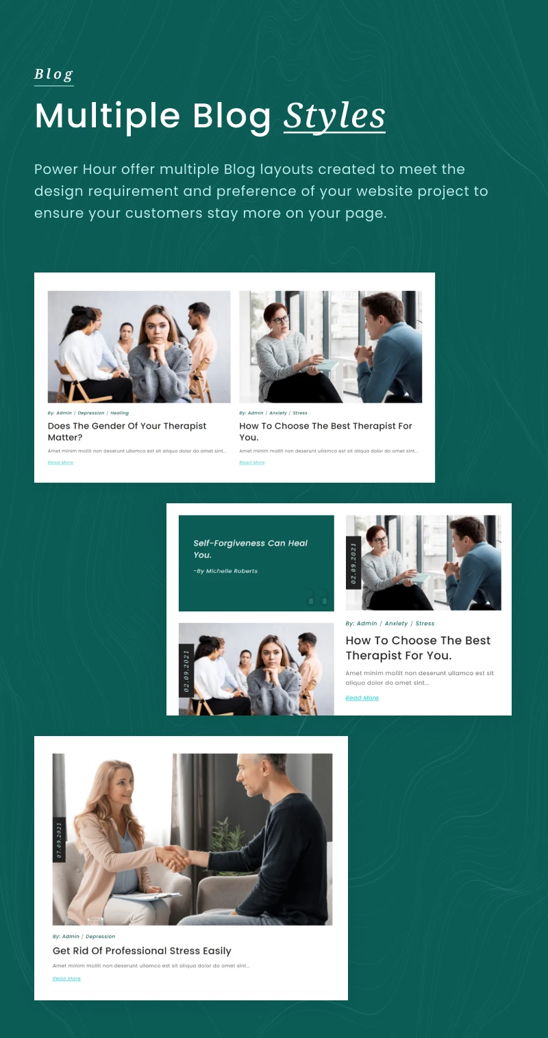 Power Hour - Therapy WordPress Theme - 18