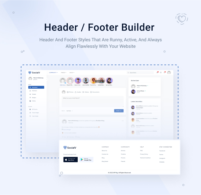 SocialV - Social Network and Community BuddyPress Theme - 17