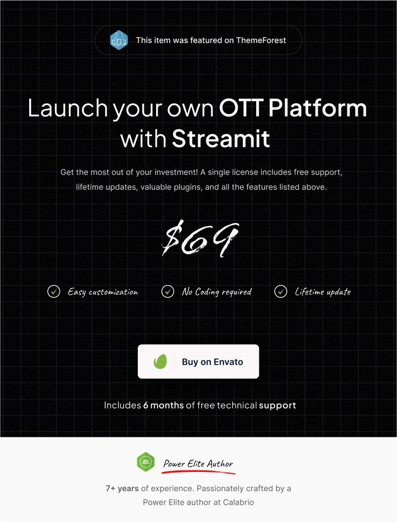 Streamit WP - Video Streaming WordPress Theme - 3
