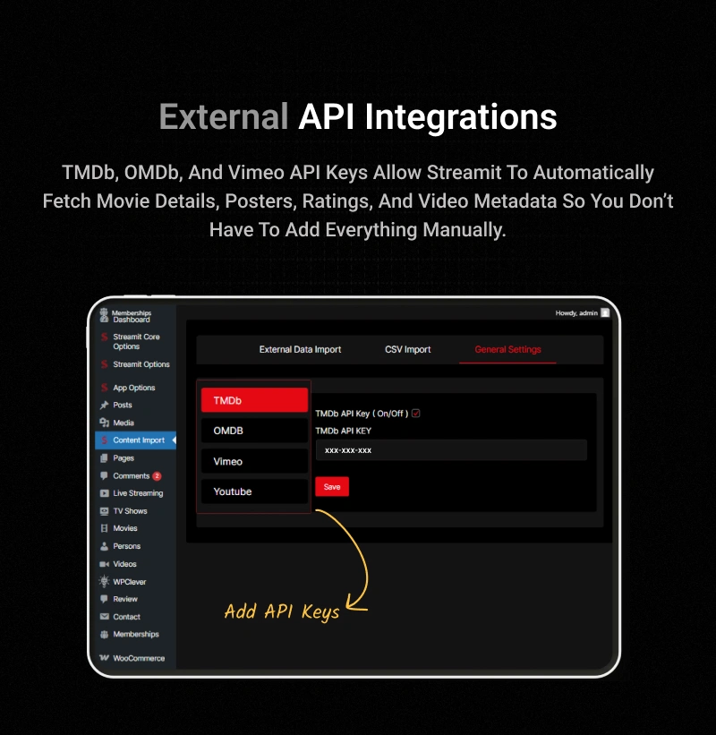 Streamit - Movie Streaming WordPress Theme for OTT & Video